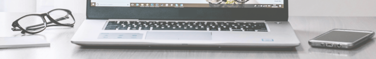 A laptop. Typical stock photograph.
